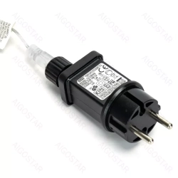 Niskonapięciowe lampki choinkowe sople 100led fala, Ciepła biel 5m